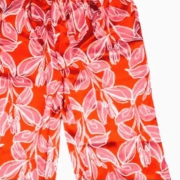 Sincerely Jules Floral Satin Pants New Without Tags - Picture 6 of 7